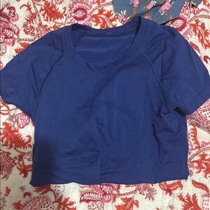 Lululemon swiftly blue shirt